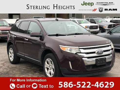 2011 Ford Edge 4dr SEL FWD suv Bordeaux Reserve Red Metallic for sale in Sterling Heights, MI