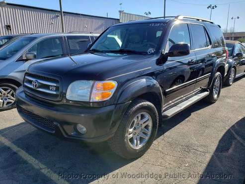 2004 *Toyota* *Sequoia* *4dr Limited 4WD* Black - cars & trucks - by... for sale in Woodbridge, District Of Columbia