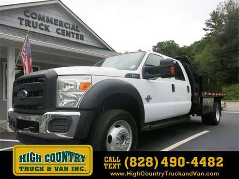 2012 Ford Super Duty F-550 DRW Chassis Cab F550 CREWCAB 4x4 11' FLATBE for sale in Fairview, NC