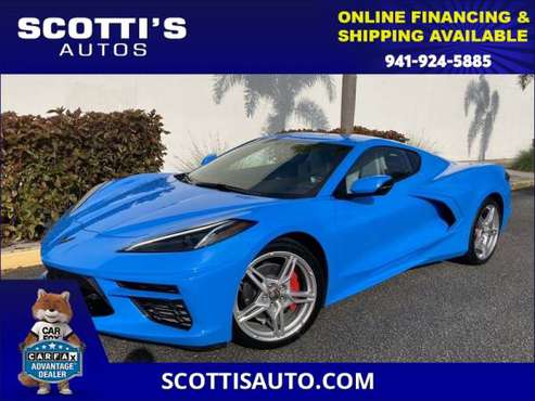 2020 Chevrolet Corvette 1LT~ RAPID BLUE~ ONLY 400 MILES~ MINT~ BEST... for sale in Sarasota, FL