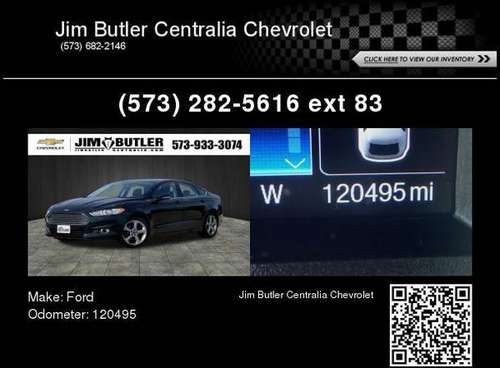 2014 Ford Fusion SE - - by dealer - vehicle automotive for sale in Centralia, MO