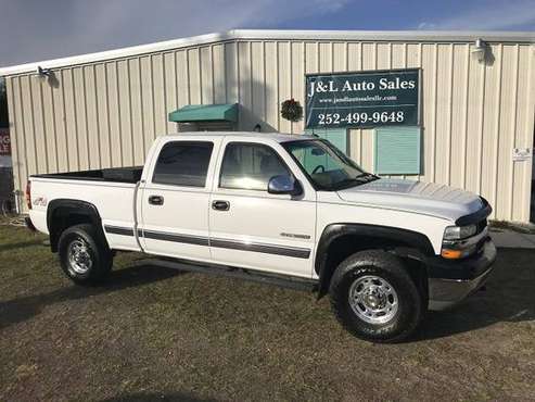 2002 Chevrolet Silverado 2500HD LS Crew Cab Short Bed 4WD - cars &... for sale in Morehead City, NC