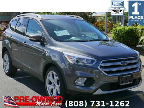 2017 FORD ESCAPE TITANIUM, only 28k miles! - cars & trucks - by... for sale in Kailua-Kona, HI