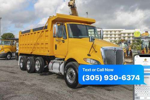 2011 International Prostar Tri Axle Dump Truck For Sale *WE FINANCE... for sale in Miami, FL