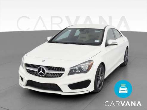 2014 Mercedes-Benz CLA-Class CLA 250 Coupe 4D coupe White - FINANCE... for sale in San Bruno, CA