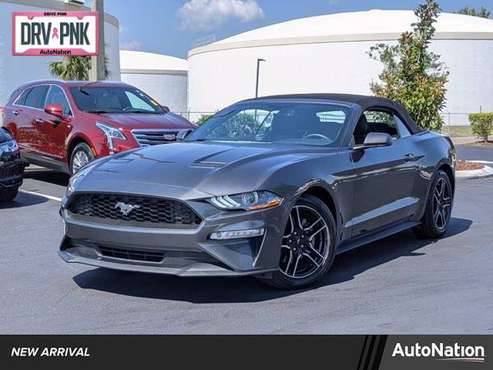 2018 Ford Mustang EcoBoost Premium SKU: J5174390 Convertible - cars & for sale in Clearwater, FL