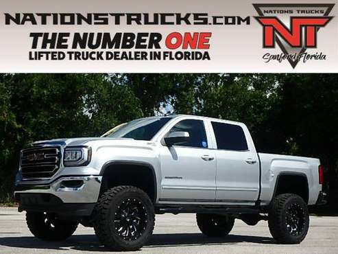 2018 GMC 1500 SLE Z71 Crew Cab 4X4 LIFTED TRUCK - LOW MILES for sale in Sanford, FL