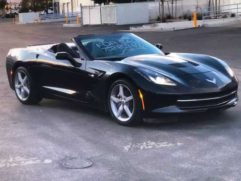 2014 Corvette Convertible-3LT-Auto-CLEAN TITLE + CARFAX-$349 mo OAC* for sale in Las Vegas, CA