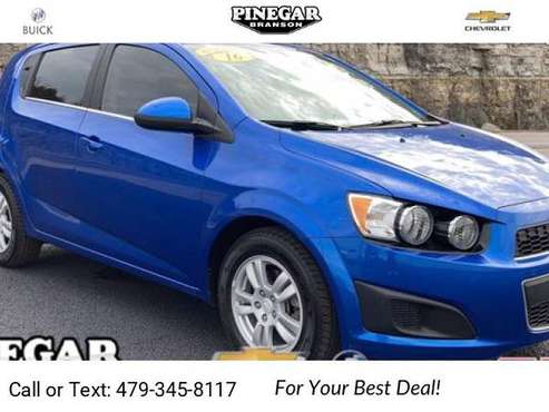 2016 Chevy Chevrolet Sonic LT hatchback Blue - - by for sale in Branson, AR