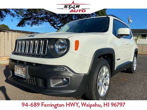 AUTO DEALS 2017 Jeep Renegade Latitude Sport 4D Carfax One Owner for sale in STAR AUTO WAIPAHU: 94-689 Farrington Hwy, HI
