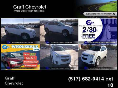 2012 Chevrolet Chevy Equinox 2LT - cars & trucks - by dealer -... for sale in Graff Okemos, MI