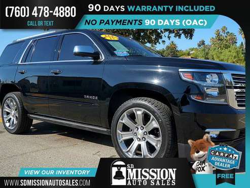 2015 Chevrolet Tahoe LTZ FOR ONLY $595/mo! - cars & trucks - by... for sale in Vista, CA