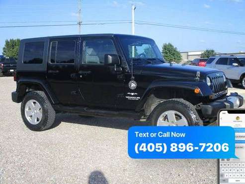 2010 Jeep Wrangler Unlimited Sahara 4x4 4dr SUV Financing Options... for sale in MOORE, OK
