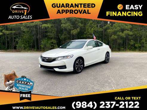 2016 Honda Accord EX L V6 V 6 V-6 2dr 2 dr 2-dr Coupe 6A 6 A 6-A for sale in Wake Forest, NC