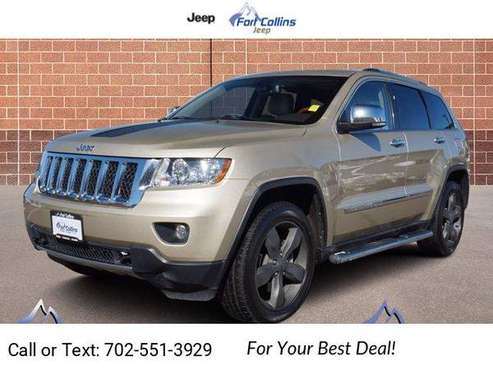 2011 Jeep Grand Cherokee Overland suv Gold - cars & trucks - by... for sale in Fort Collins, CO
