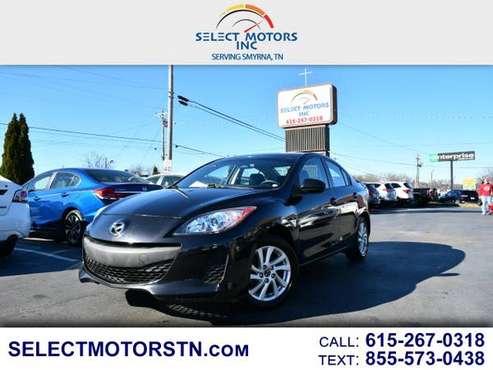 2013 MAZDA MAZDA3I CLEAN TITLE 6 SPEED WITH ONLY 124K - cars & for sale in TN