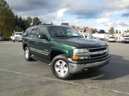 2002 CHEVY TAHOE LS 4X4 SUPER CLEAN RUNS & LOOKS BEAUTIFUL - cars &... for sale in Woodinville, WA