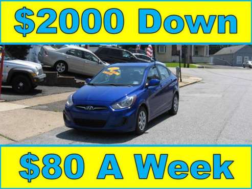 2013 Hyundai Accent GLS 4-Door - Easy Financing Available! - cars &... for sale in Prospect Park, DE