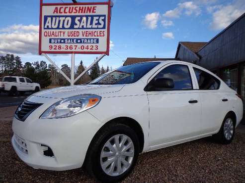 2013 NISSAN VERSA FWD 5 SPEED MANUAL GAS SAVER GREAT 1ST CAR (SOLD)... for sale in Pinetop, AZ