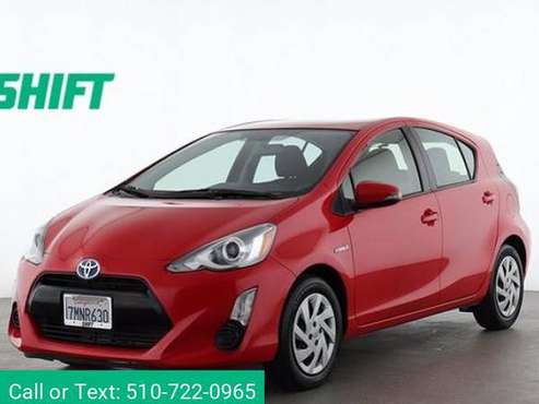 2015 Toyota Prius c Four hatchback Red - - by dealer for sale in South San Francisco, CA