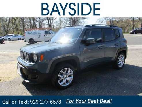 2018 Jeep Renegade Latitude suv Anvil - - by dealer for sale in Bayside, NY