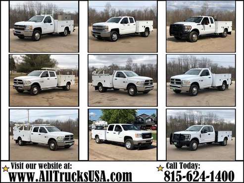 1/2 - 1 Ton Service Utility Trucks & Ford Chevy Dodge GMC WORK TRUCK for sale in southeast KS, KS