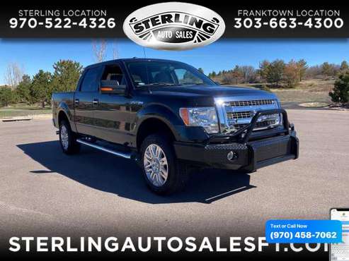 2014 Ford F-150 F150 F 150 4WD SuperCrew 145 XLT - CALL/TEXT TODAY! for sale in Sterling, CO