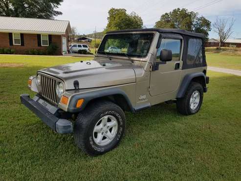 2004 Jeep Wrangler 4x4 for sale in Piedmont, TN