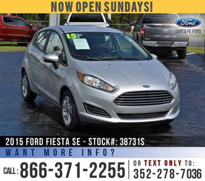 *** 2015 FORD FIESTA SE *** Bluetooth - Cruise Control - SYNC - cars... for sale in Alachua, GA