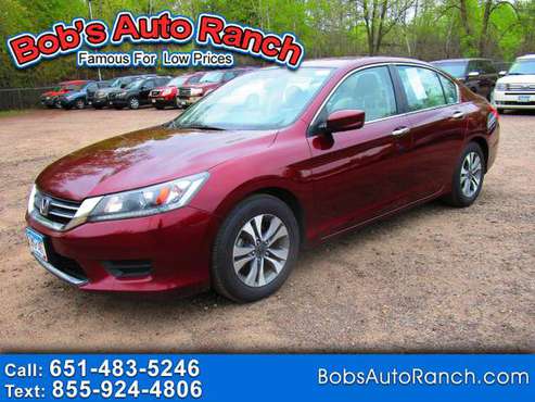 2013 Honda Accord Sdn 4dr I4 CVT LX - - by dealer for sale in Lino Lakes, MN