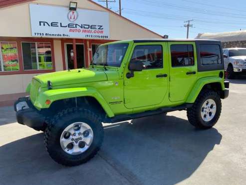 2013 Jeep Wrangler Unlimited 4WD 4dr Sahara - - by for sale in El Paso, NM
