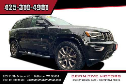 2017 Jeep Grand Cherokee Limited 75th Anniversary AVAILABLE IN for sale in Bellevue, WA