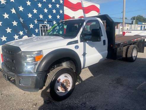 13 F-550 4x4 Flatbed - cars & trucks - by dealer - vehicle... for sale in Lakeland, FL