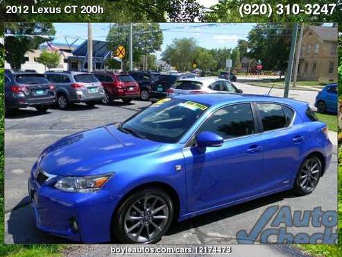 2012 Lexus CT 200h Premium 4dr Hatchback with for sale in Appleton, WI