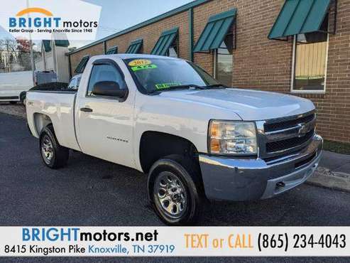 2012 Chevrolet Chevy Silverado 1500 Work Truck 4WD HIGH-QUALITY... for sale in Knoxville, TN