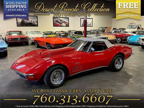 Don't miss this 1968 Chevrolet Corvette Stingray Convertible BIG... for sale in Palm Desert, AZ