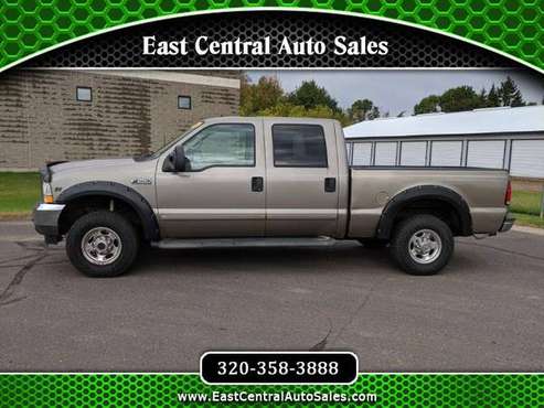 2002 Ford F-250 SD Lariat Crew Cab Short Bed 4WD for sale in Rush City, MN