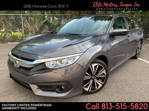 2016 Honda Civic EX-T *** 48k *** w/ Factory Warranty for sale in TAMPA, FL