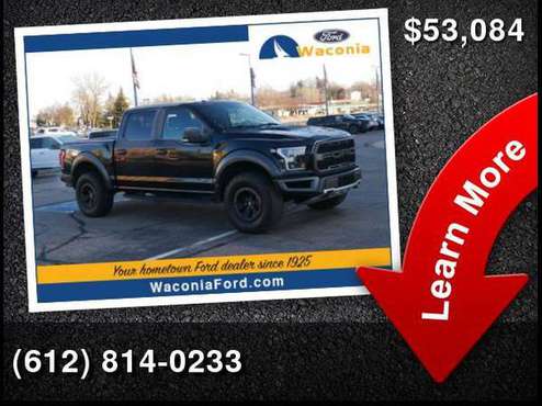 2017 Ford F-150 Raptor - cars & trucks - by dealer - vehicle... for sale in Waconia, MN