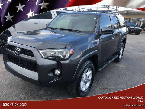 2019 Toyota 4Runner SR5 4x4--$35,900--Outdoor Recreation World -... for sale in Panama City, FL