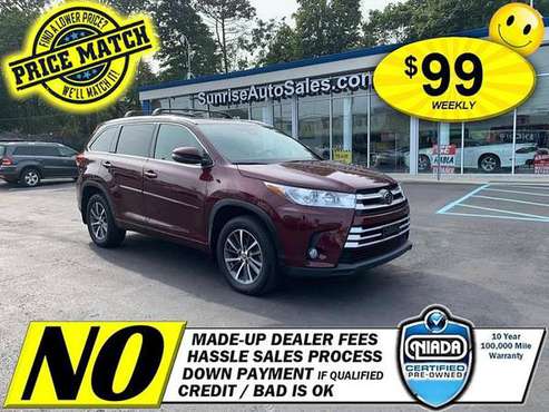 2017 Toyota Highlander 4d SUV AWD XLE 1 OWNER, No Accidents,... for sale in Elmont, NY