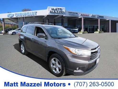 2015 Toyota Highlander SUV Limited (Predawn Gray Mica) - cars &... for sale in Lakeport, CA