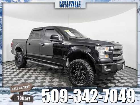 Lifted 2017 *Ford F-150* Lariat 4x4 - cars & trucks - by dealer -... for sale in Spokane Valley, WA