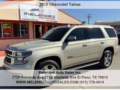 2016 Chevrolet Tahoe 2WD 4dr LT - cars & trucks - by dealer -... for sale in El Paso, TX