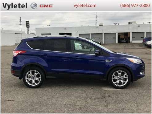 2014 Ford Escape SUV FWD 4dr Titanium - Ford Deep Impact Blue - cars... for sale in Sterling Heights, MI