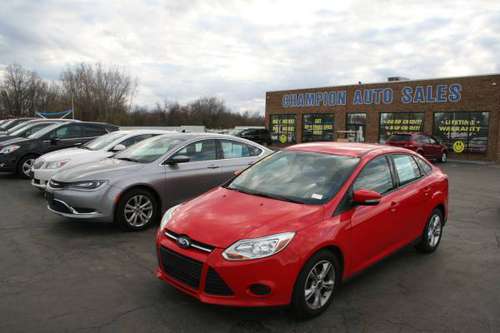 2013 RED FORD FOCUS SE - cars & trucks - by dealer - vehicle... for sale in Clio, MI