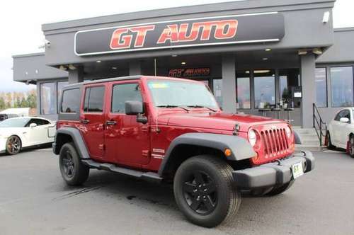 2012 Jeep Wrangler Unlimited Unlimited Sport SUV 4D with - cars &... for sale in puyallup, AK