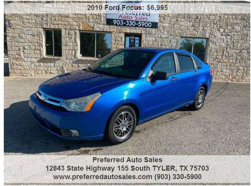 2010 Ford Focus SE-Very Clean-Runs Great-Low Miles-Possible Finance!... for sale in Tyler, TX