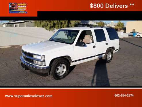1999 Chevrolet Tahoe Sport Utility 4D- Financing Available! - cars &... for sale in Phoenix, AZ