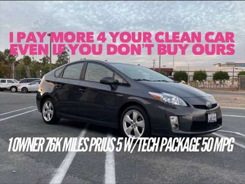 Clean 1 Owner 2010 Toyota Prius V - 76K Miles Tech Pkg Free Warranty for sale in Escondido, CA